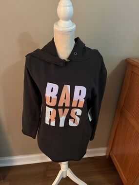 Black 'Barrys' Graphic Hoodie Sweatshirt